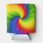 Tie Dye Rainbow Pattern Blikjeskoeler (Achterkant)