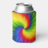 Tie Dye Rainbow Pattern Blikjeskoeler (Blikje Achterkant)