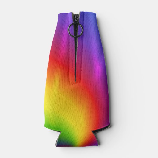 Tie Dye Rainbow Pattern Flesjeskoeler (Achterkant)