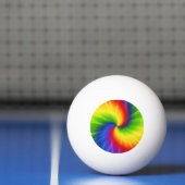 Tie Dye Rainbow Pattern Pingpongbal (Net)