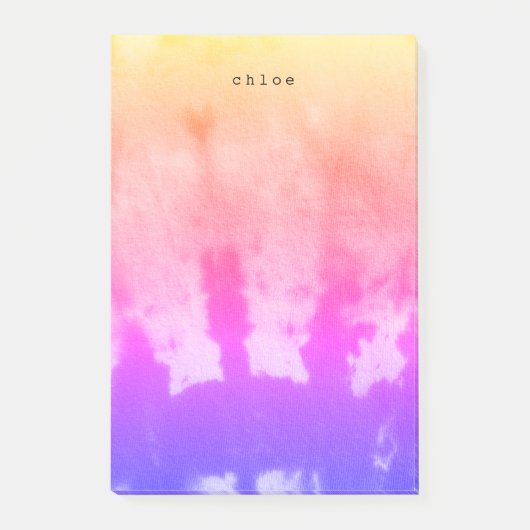 Tie Dye Rainbow Post-it® Notes (Voorkant)