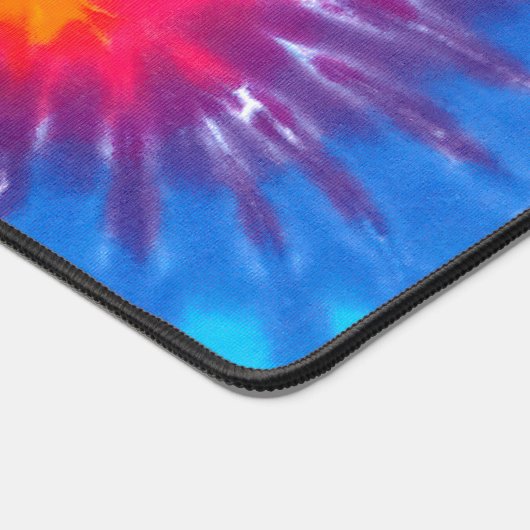 Tie Dye Rainbow Retro Design Bureaumat (Hoek)