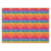 Tie Dye Rainbow Stripes Tafelkleed (Voorkant (Horizontaal))