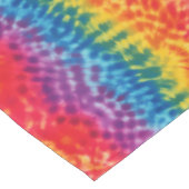 Tie Dye Rainbow Stripes Tafelkleed (Gekanteld)