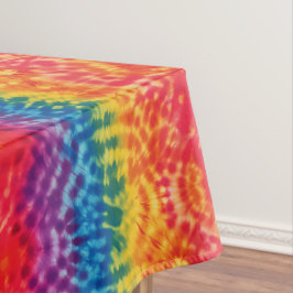 Tie Dye Rainbow Stripes Tafelkleed