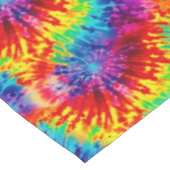 Tie Dye Rainbow Swirl Tafelkleed (Gekanteld)