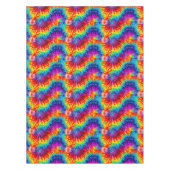Tie Dye Rainbow Swirl Tafelkleed (Voorkant)