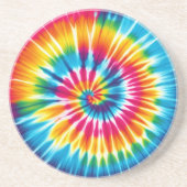 Tie Dye Regenboog Barst Onderzetter (Voorkant)