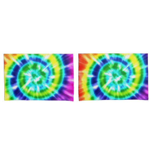 Tie Dye - Regenboog Kussensloop (Voorkant-Set)