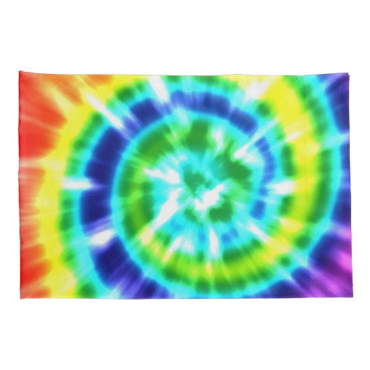 Tie Dye - Regenboog Kussensloop (Achterkant-Rechts)