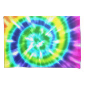 Tie Dye - Regenboog Kussensloop (Voorkant-Links)