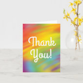 Tie Dye Regenboog Verjaardagsfeestje Kinderen Scha Kaart (Gele Bloem)