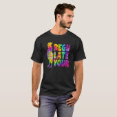 Tie Dye Reguleer je moederkapper voor T-shirt (Voorkant volledig)
