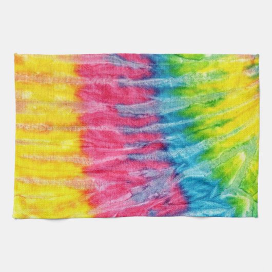 Tie Dye Retro Classic Kitchen Towels Theedoek (Horizontaal)