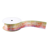 Tie Dye Retro Specialized Gift Favor Name Satin Satijnen Lint (Spoel)