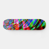 Tie Dye Retro Wave Fractal Skateboard (Horizontaal)
