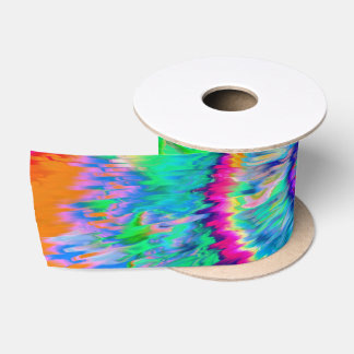 Tie Dye Ribbon Satijnen Lint