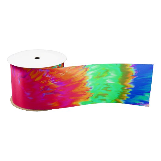 Tie Dye Ribbon Satijnen Lint (Spoel)