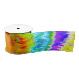 Tie Dye Ribbon Satijnen Lint