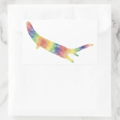 Tie Dye River Otter Sticker (Tas)