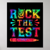Tie Dye Rock testleraar student gelukkig Poster (Voorkant)