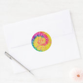Tie Dye Ronde Stickers (Envelop)