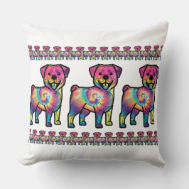 Tie Dye Rottweiler Kussen