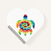 Tie Dye Schildpad Notitieboek (Voorkant)