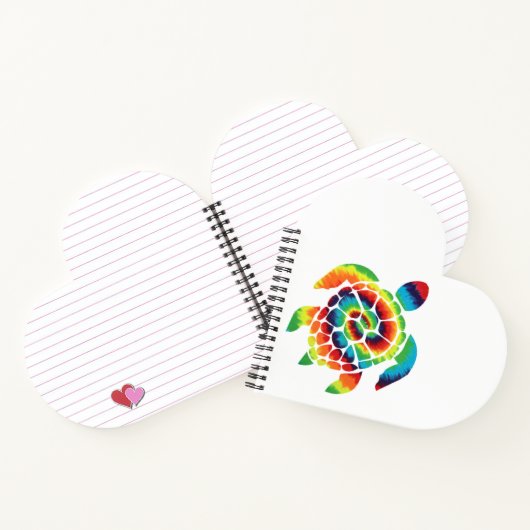 Tie Dye Schildpad Notitieboek (Binnen)