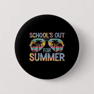 Tie Dye-scholen gaan in de zomer uit voor de laats Ronde Button 5,7 Cm