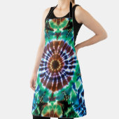 Tie Dye Schort in Aardtinten (Insitu)