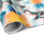 Tie Dye Seamless Pattern. Etnische Abstracte. Psyc Cadeaupapier (Rol Hoek)