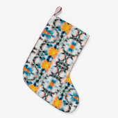 Tie Dye Seamless Pattern. Etnische Abstracte. Psyc Kleine Kerstsok (Voorkant (Hangend))