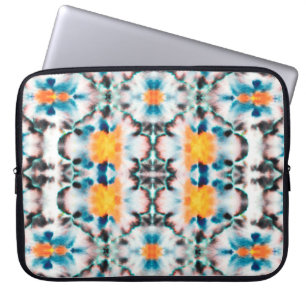 Tie Dye Seamless Pattern. Etnische Abstracte. Psyc Laptop Sleeve