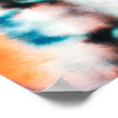 Tie Dye Seamless Pattern. Etnische Abstracte. Psyc Poster (Hoek)