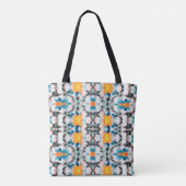 Tie Dye Seamless Pattern. Etnische Abstracte. Psyc Tote Bag (Achterkant)