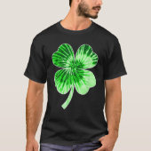 Tie Dye Shamrock St Patricks Day Funny Mannen Wome T-shirt (Voorkant)