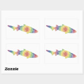 tie dye shark Sticker (Vel)