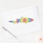 tie dye shark Sticker (Envelop)