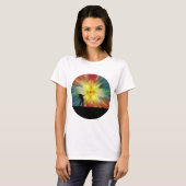 Tie Dye Silhouette Golfer T-shirt (Voorkant volledig)