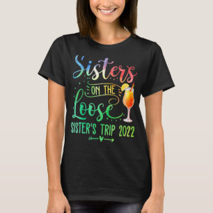 Tie Dye Sisters op de wekenreis van de losse zuste T-shirt