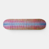 Tie Dye Skateboard - Blauwe Streep (Horizontaal)