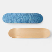 Tie Dye Skateboard - Blue Tiger Stripe (Horizontaal)