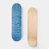 Tie Dye Skateboard - Blue Tiger Stripe (Voorkant)