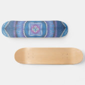 Tie Dye Skateboard - Cirkels & Vierkanten (Horizontaal)