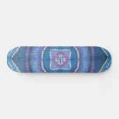 Tie Dye Skateboard - Cirkels & Vierkanten (Horizontaal)