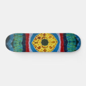 Tie Dye Skateboard - Oogbal (Horizontaal)