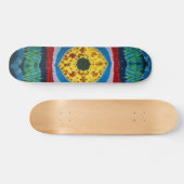 Tie Dye Skateboard - Oogbal (Horizontaal)