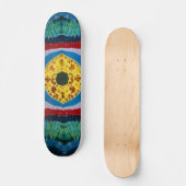 Tie Dye Skateboard - Oogbal (Voorkant)
