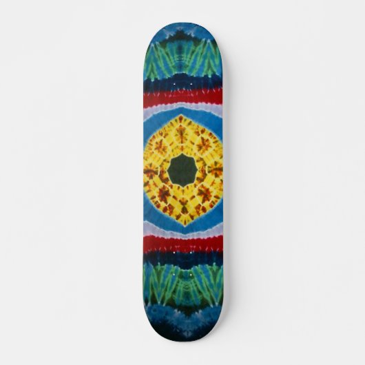 Tie Dye Skateboard - Oogbal (Voorkant)